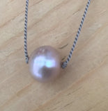 grey pearl pendant