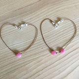 two love pink jade bracelet