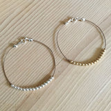 sterling silver bead bracelet