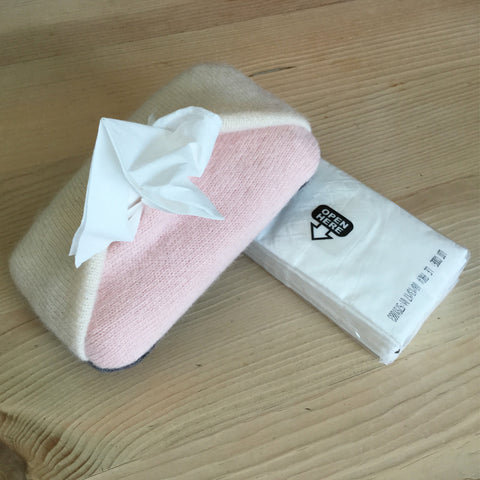 valentine's cashmere tissue holder